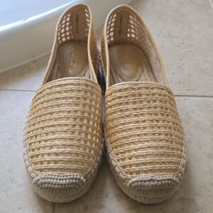 J. Crew Tan Woven Espadrille Shoes